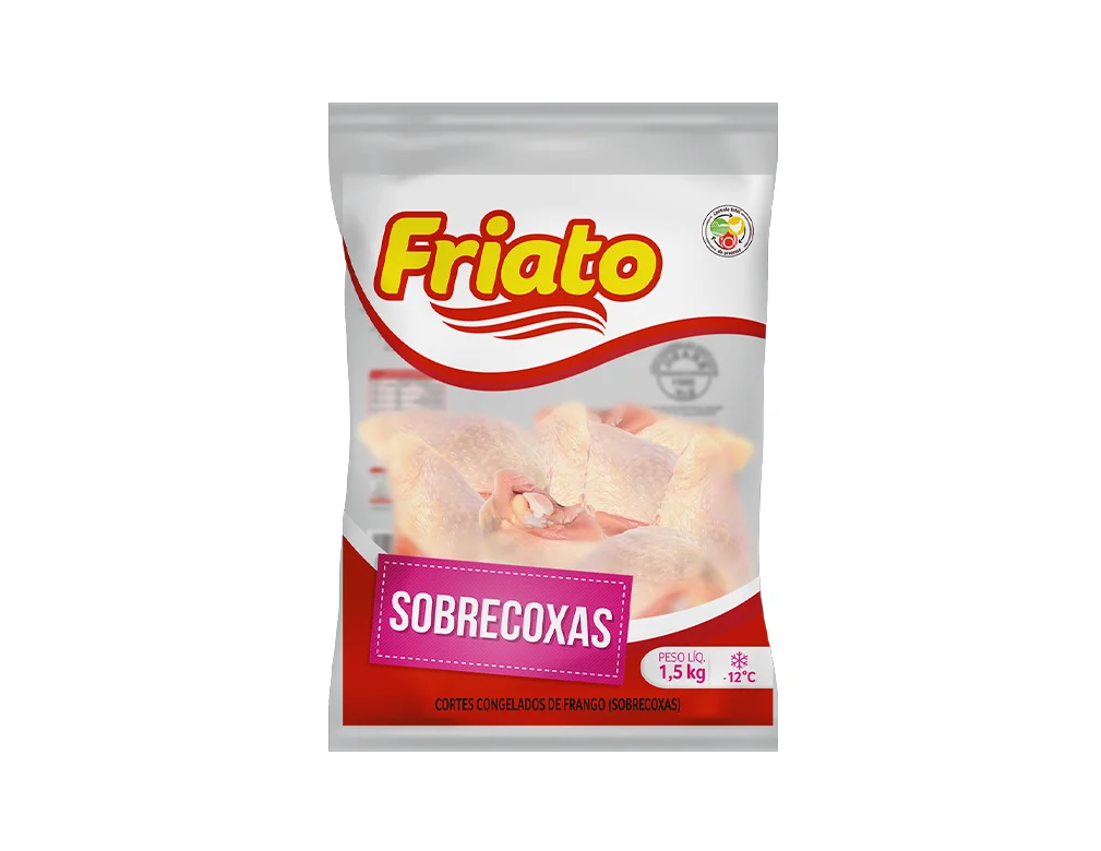 SOBRECOXAS DE FRANGO CONGELADAS COM OSSO FRIATO 1,5 KG 